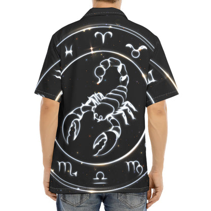 Astrology Scorpio Sign Print Aloha Shirt
