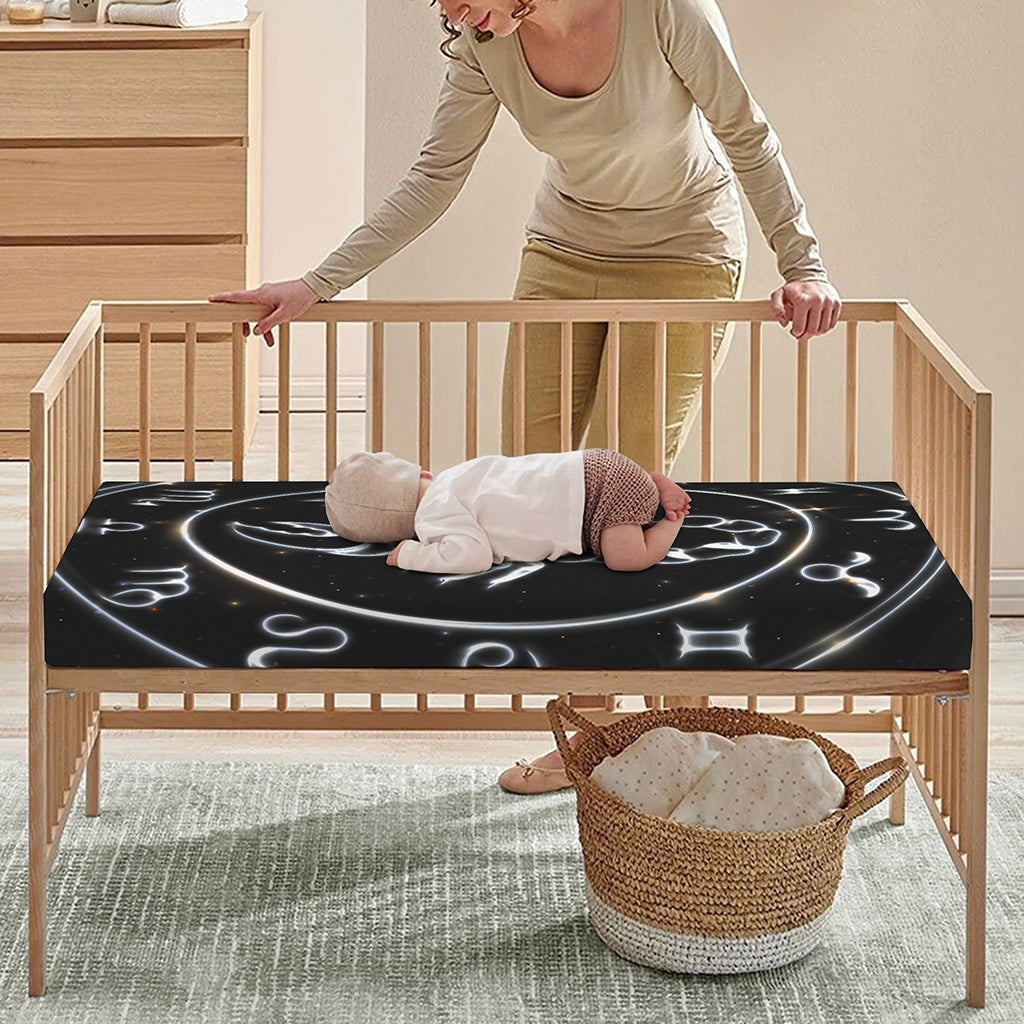 Astrology Scorpio Sign Print Baby Crib Sheet