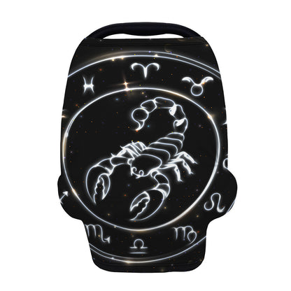 Astrology Scorpio Sign Print Baby Seat Cover
