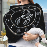 Astrology Scorpio Sign Print Baby Seat Cover