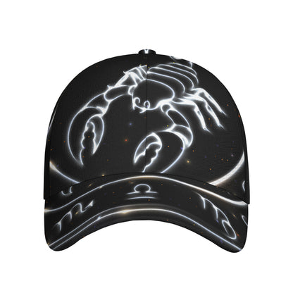 Astrology Scorpio Sign Print Baseball Cap