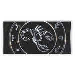Astrology Scorpio Sign Print Beach Towel
