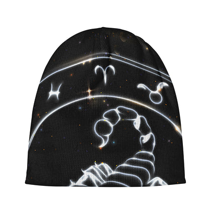 Astrology Scorpio Sign Print Beanie