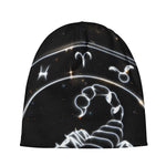 Astrology Scorpio Sign Print Beanie