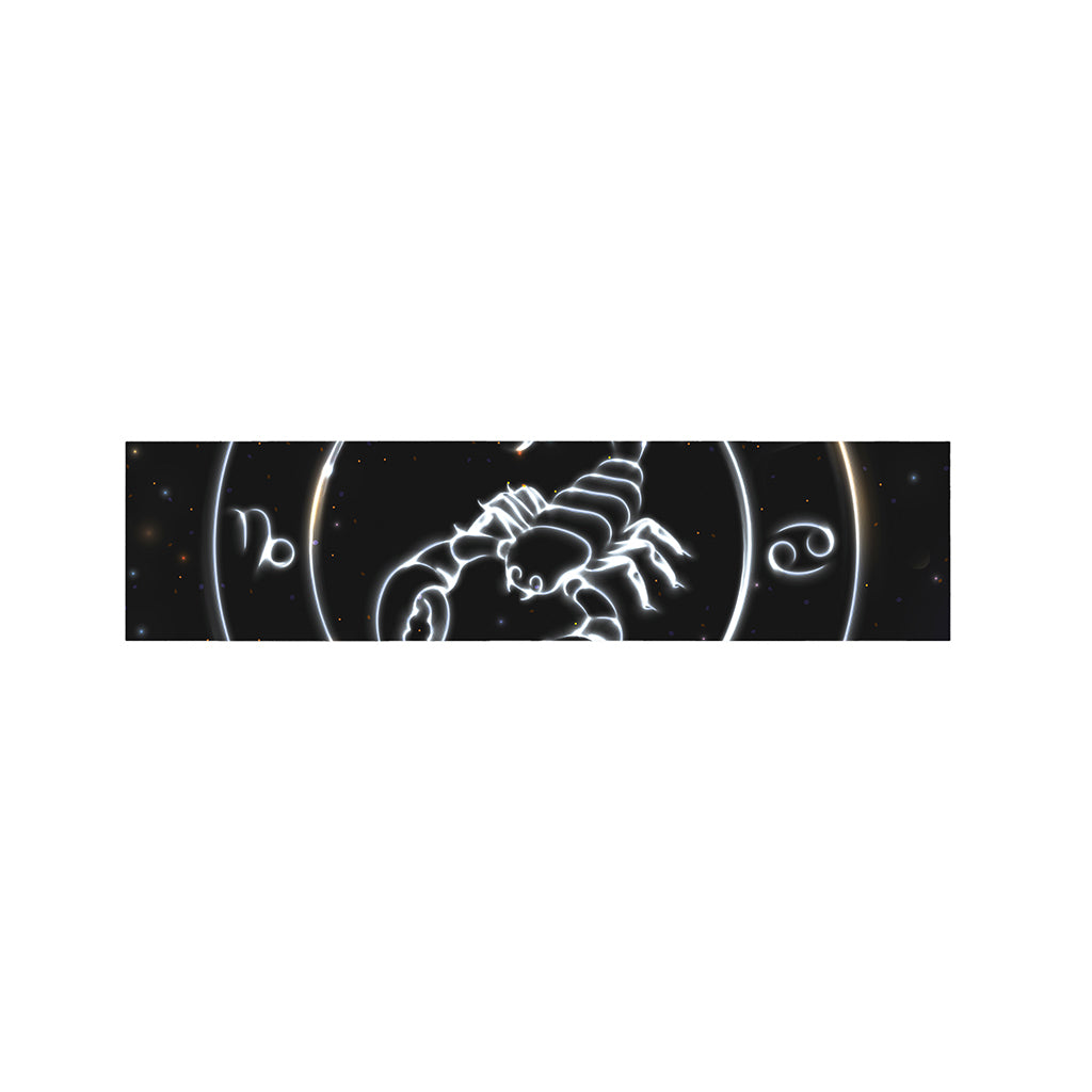 Astrology Scorpio Sign Print Bed Runner