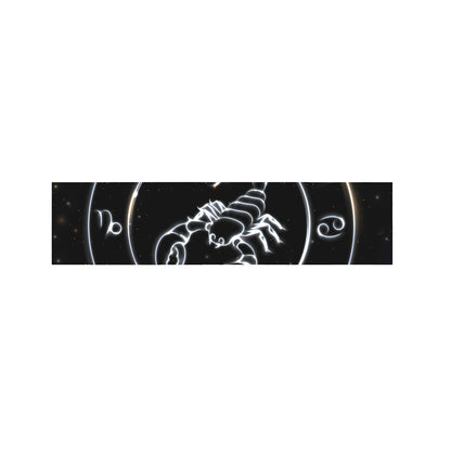Astrology Scorpio Sign Print Bed Runner
