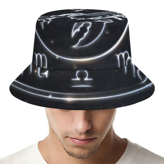 Astrology Scorpio Sign Print Bucket Hat