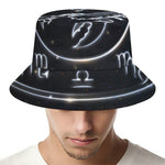 Astrology Scorpio Sign Print Bucket Hat
