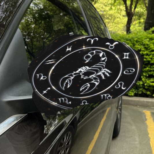 Astrology Scorpio Sign Print Car Side Mirror Covers