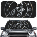Astrology Scorpio Sign Print Car Windshield Sun Shade