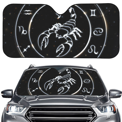 Astrology Scorpio Sign Print Car Windshield Sun Shade