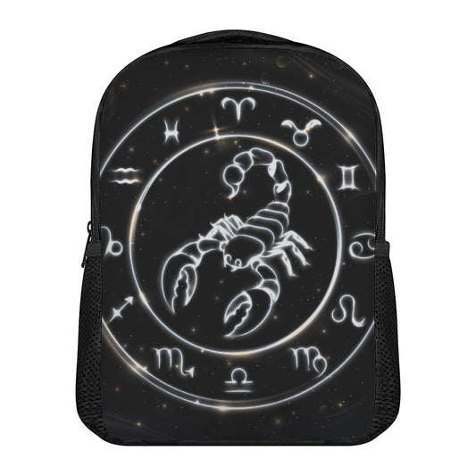 Astrology Scorpio Sign Print Casual Backpack