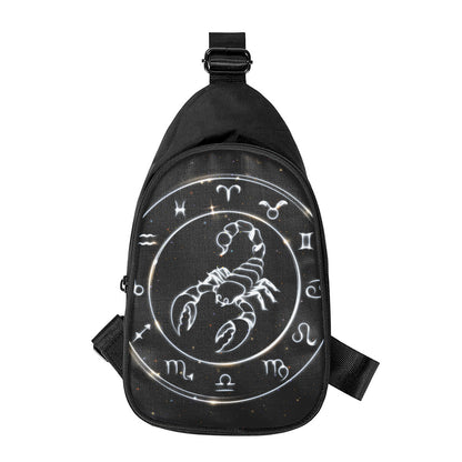 Astrology Scorpio Sign Print Chest Bag