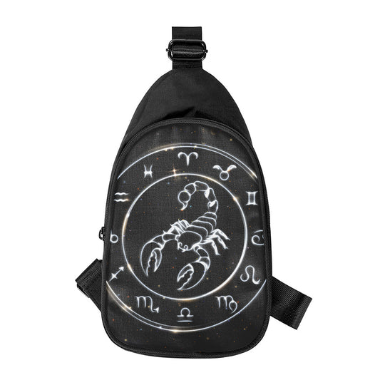 Astrology Scorpio Sign Print Chest Bag