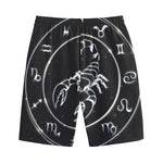 Astrology Scorpio Sign Print Cotton Shorts