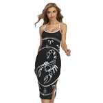 Astrology Scorpio Sign Print Cross Back Cami Dress