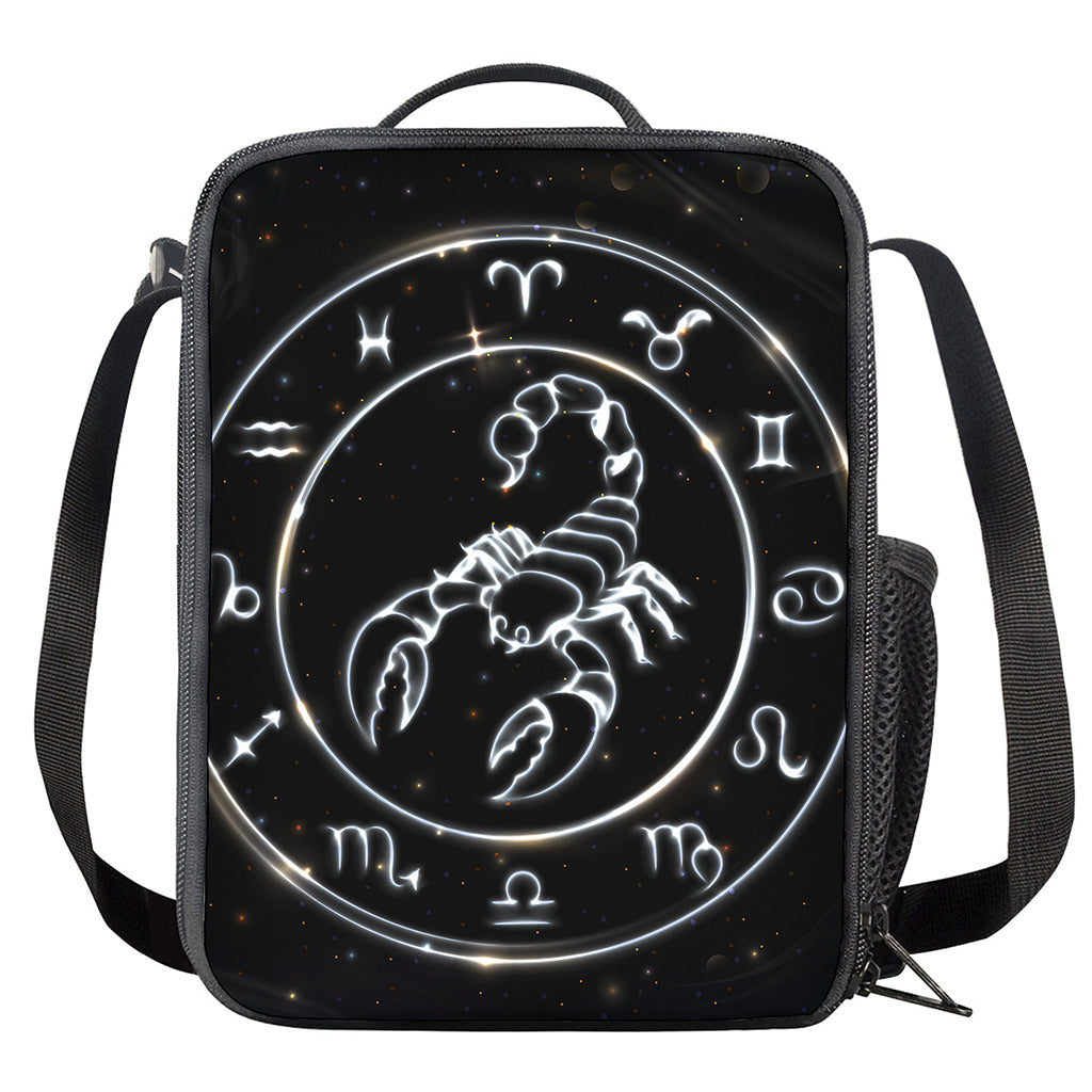 Astrology Scorpio Sign Print Crossbody Lunch Bag
