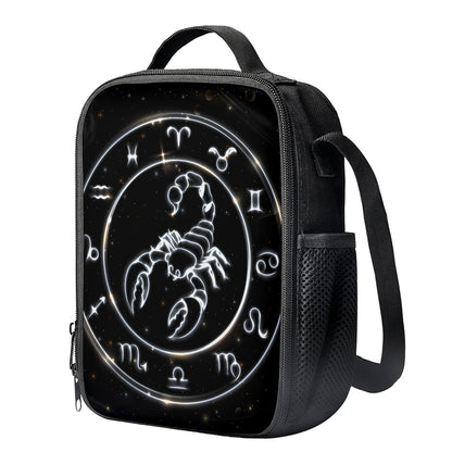 Astrology Scorpio Sign Print Crossbody Lunch Bag
