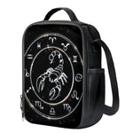 Astrology Scorpio Sign Print Crossbody Lunch Bag