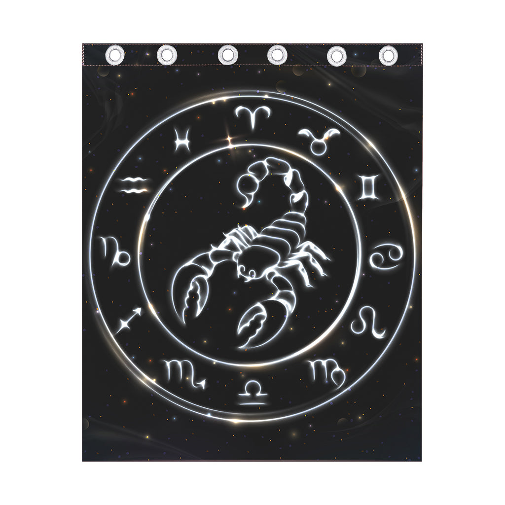 Astrology Scorpio Sign Print Curtain