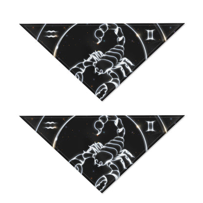 Astrology Scorpio Sign Print Dog Bandana