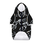 Astrology Scorpio Sign Print Dog Zip Up Hoodie