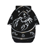 Astrology Scorpio Sign Print Dog Zip Up Hoodie