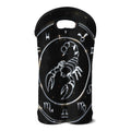 Astrology Scorpio Sign Print Double Neoprene Wine Tote