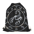 Astrology Scorpio Sign Print Drawstring Bag