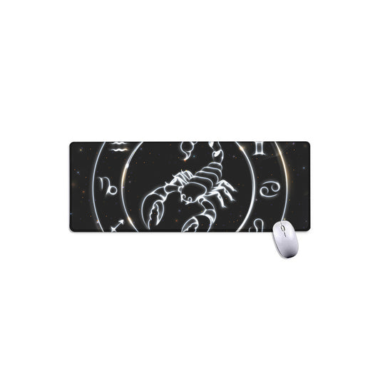 Astrology Scorpio Sign Print Extended Mouse Pad