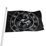 Astrology Scorpio Sign Print Flag