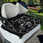 Astrology Scorpio Sign Print Golf Cart Seat Cover
