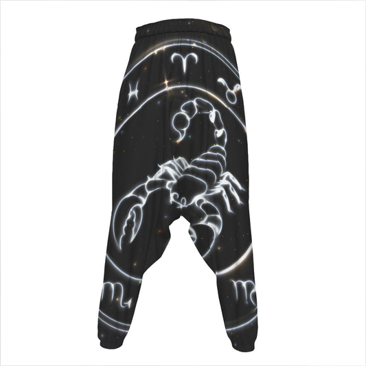 Astrology Scorpio Sign Print Hammer Pants
