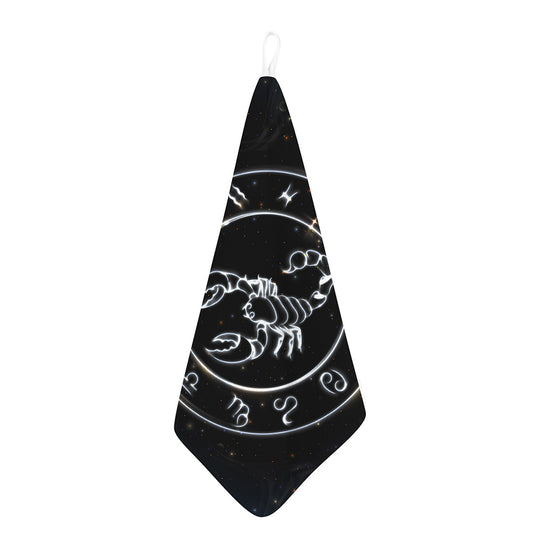 Astrology Scorpio Sign Print Hand Towel