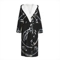 Astrology Scorpio Sign Print Hooded Bathrobe