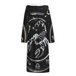 Astrology Scorpio Sign Print Hooded Bathrobe