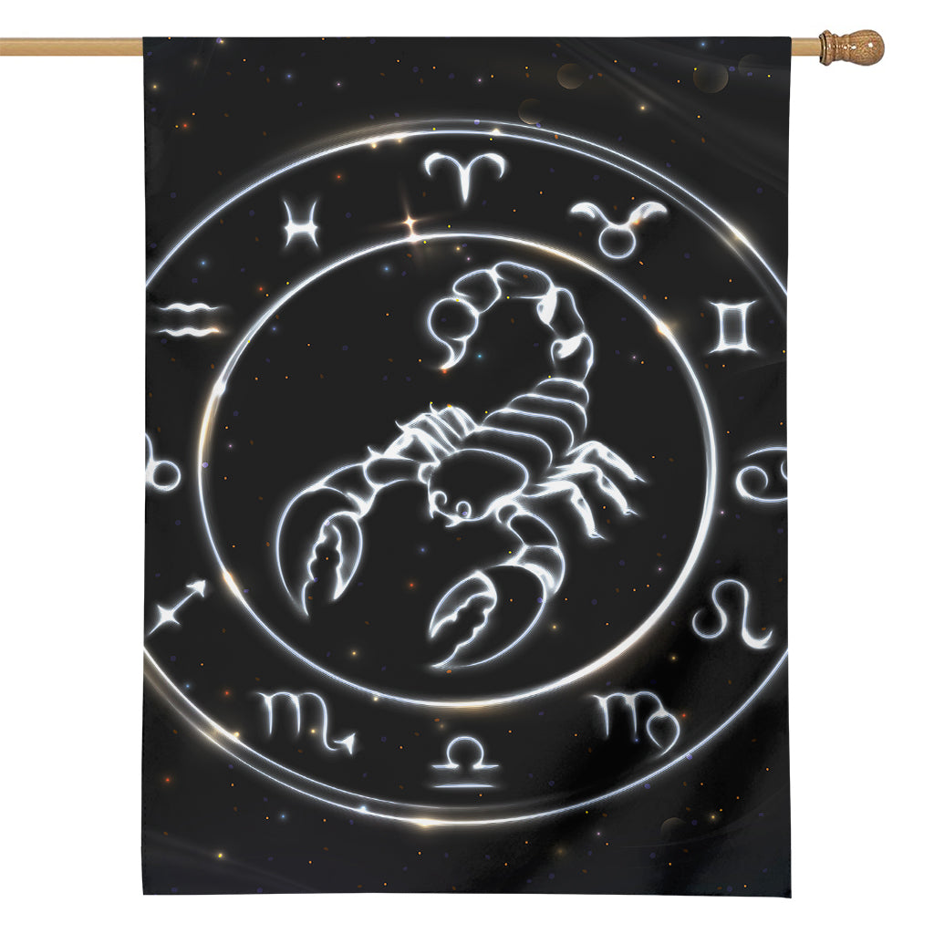 Astrology Scorpio Sign Print House Flag