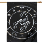 Astrology Scorpio Sign Print House Flag