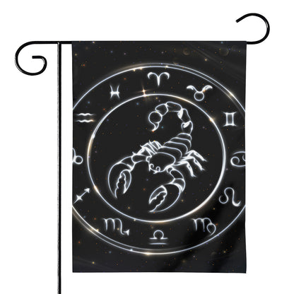 Astrology Scorpio Sign Print House Flag