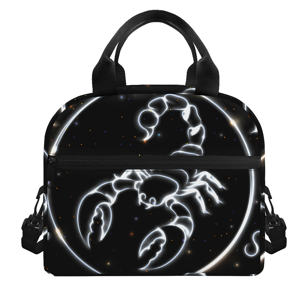 Astrology Scorpio Sign Print Insulated Lunch Bag