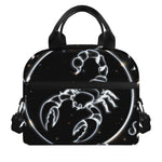 Astrology Scorpio Sign Print Insulated Lunch Bag