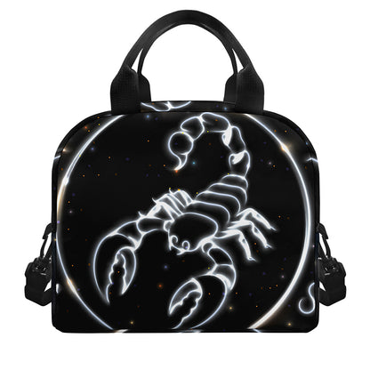 Astrology Scorpio Sign Print Insulated Lunch Bag