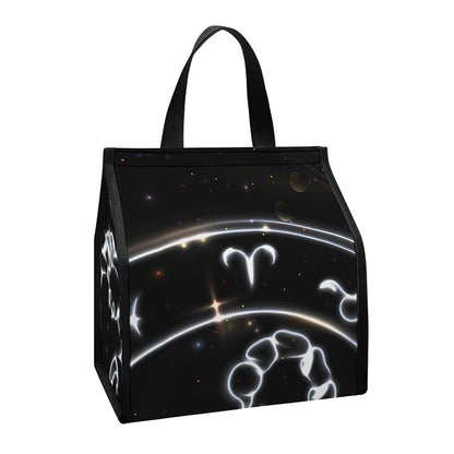 Astrology Scorpio Sign Print Insulated Lunch Tote