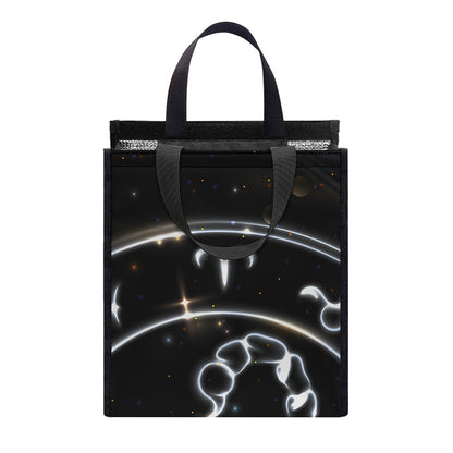 Astrology Scorpio Sign Print Insulated Lunch Tote