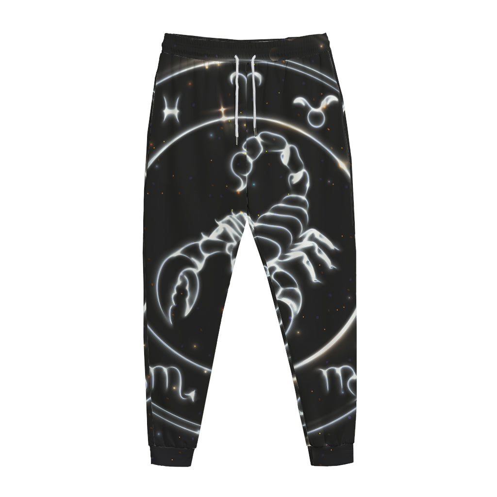 Astrology Scorpio Sign Print Jogger Pants