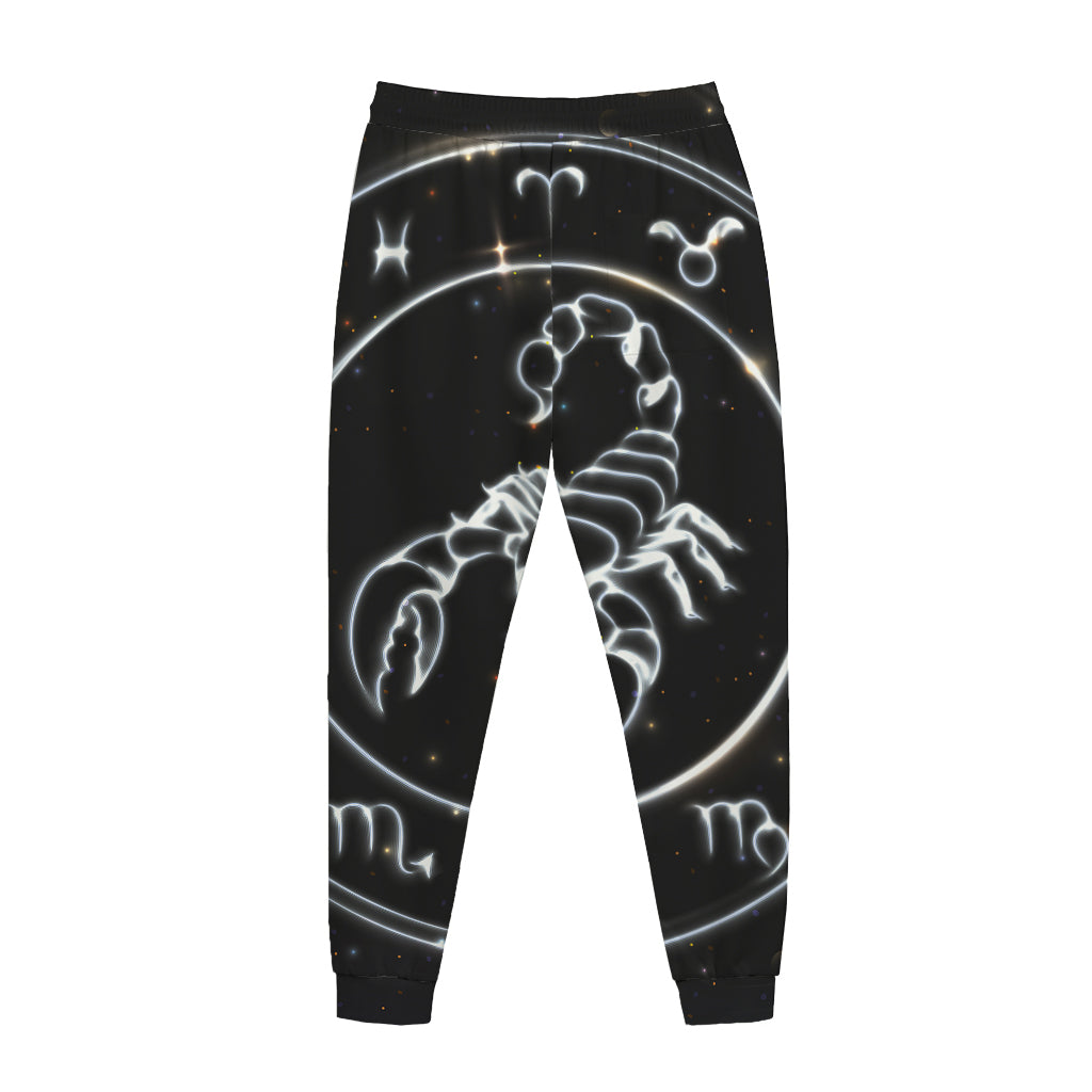 Astrology Scorpio Sign Print Jogger Pants
