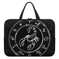 Astrology Scorpio Sign Print Laptop Sleeve With Handle