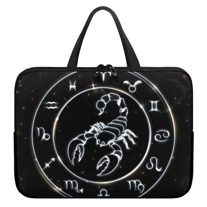 Astrology Scorpio Sign Print Laptop Sleeve With Handle