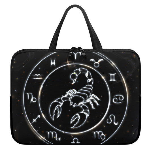 Astrology Scorpio Sign Print Laptop Sleeve With Handle