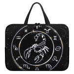 Astrology Scorpio Sign Print Laptop Sleeve With Handle